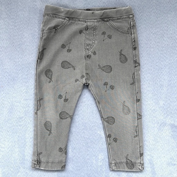 Zara Other - Zara baby legging with pockets 6-9 months pear and cherry